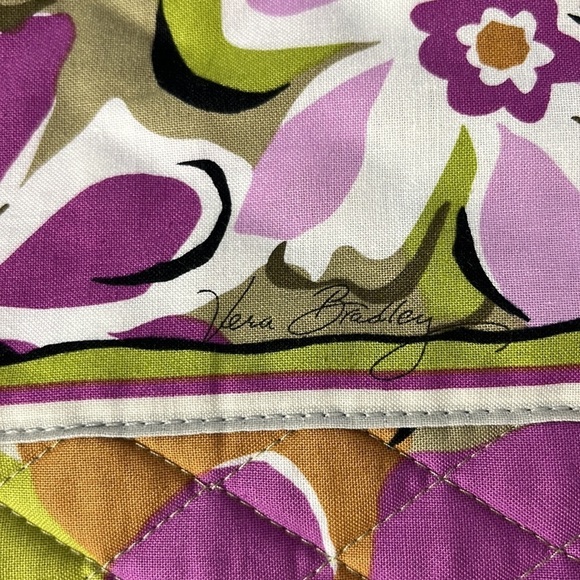Vera Bradley Floral Laptop Case - Purple, Green, Brown - Picture 4 of 9